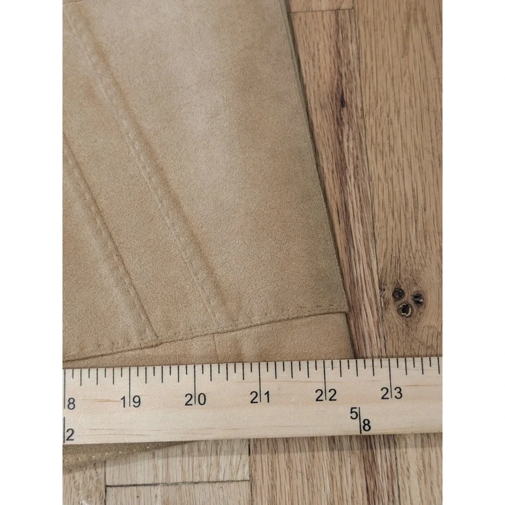 Vtg 70s LeBaron UltraSuede Sport Coat Blazer 40 ACWA Union Made Golden Beau